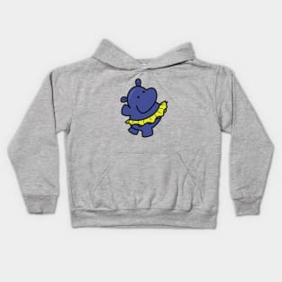 Baby hippo Kawaii Kids Hoodie